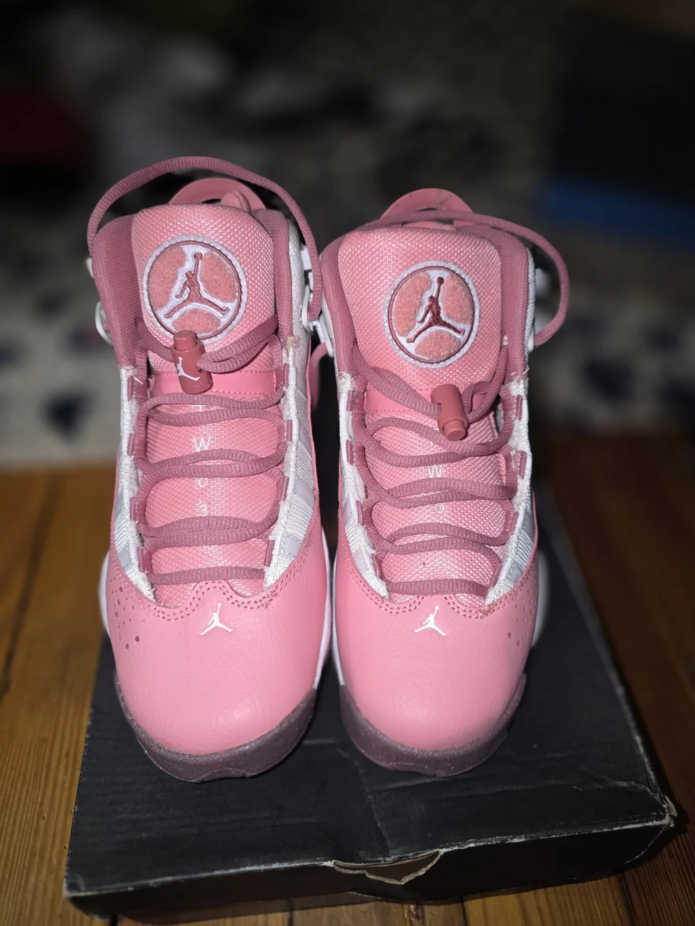 Jordan 6 Rings GS 'Coral Chalk'